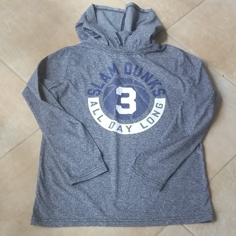 Childrens place Navy/gray hoodie Large